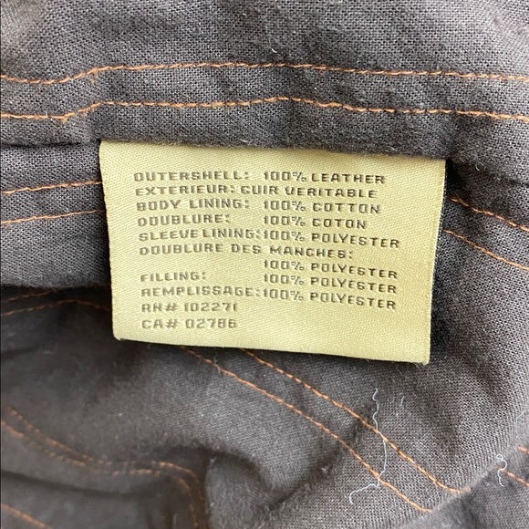 Vintage Columbia Brown Leather Bomber / Flight Jacket, Men’s Medium - Picture 13 of 17